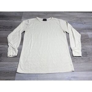 Vintage Youth Large Thermal Base Layer Long Sleeve Polarmax White Made in‎ USA